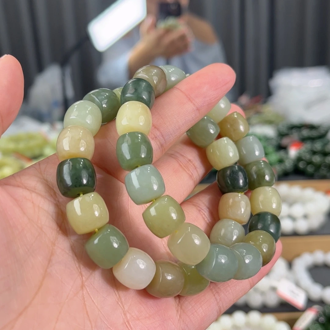 手链未镶嵌和田玉多宝卡12直切多样性拍一发一