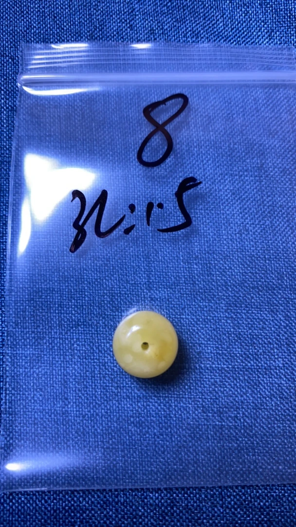 天然蜜蜡白花13.4老型