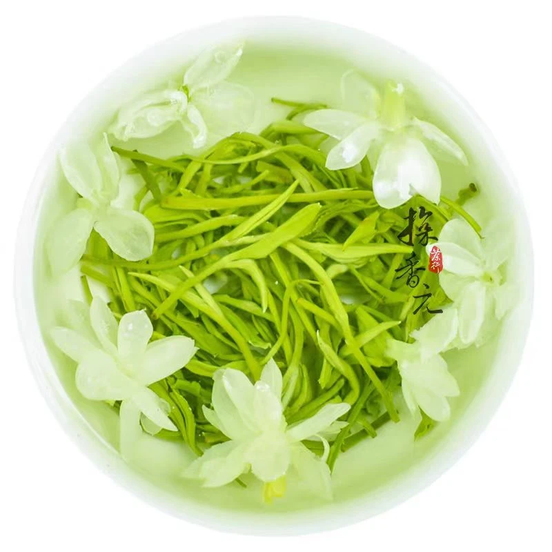 【买半斤送半斤】新茶茉莉花茶飘雪特级传统炒花草茶叶茉莉银针