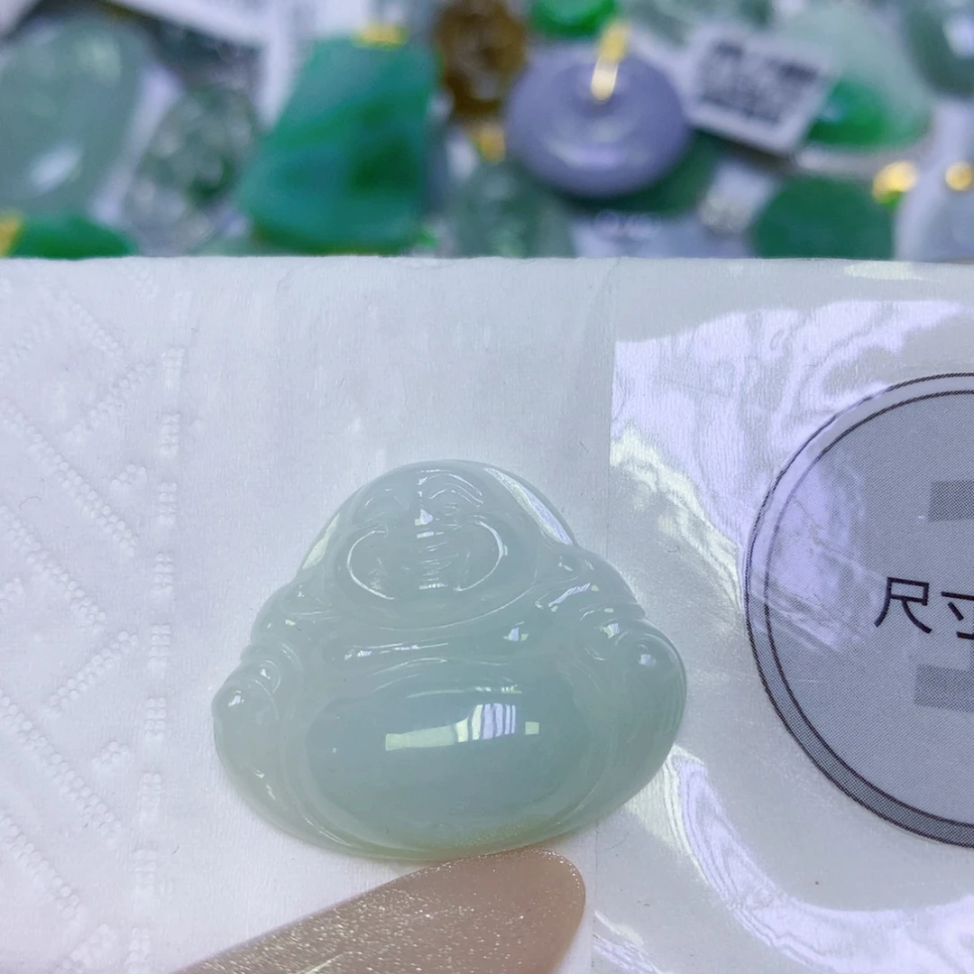 翡翠未镶嵌颈饰天然缅甸翡翠a货百元以上9元证书费自理
