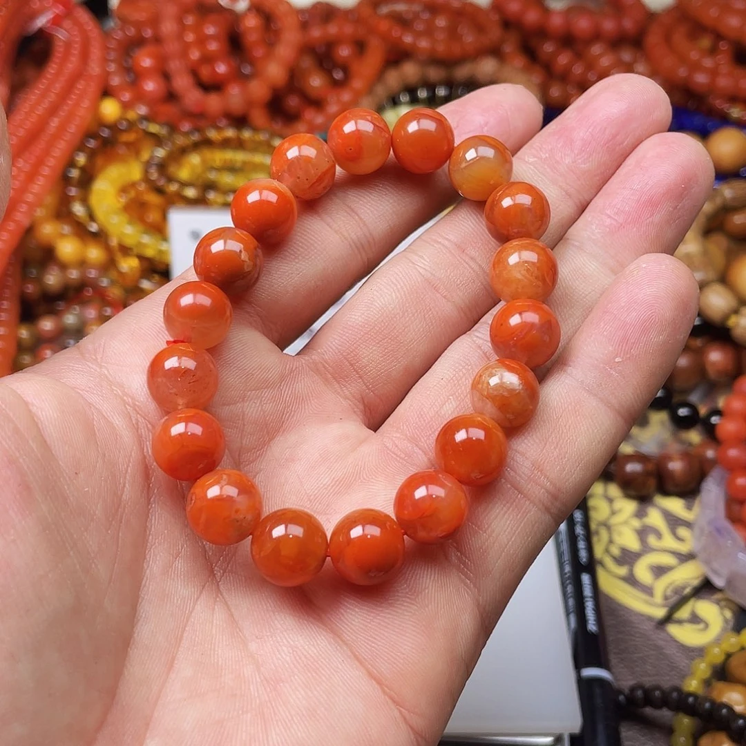 玛瑙/玉髓手链未镶嵌鱼*喵45255