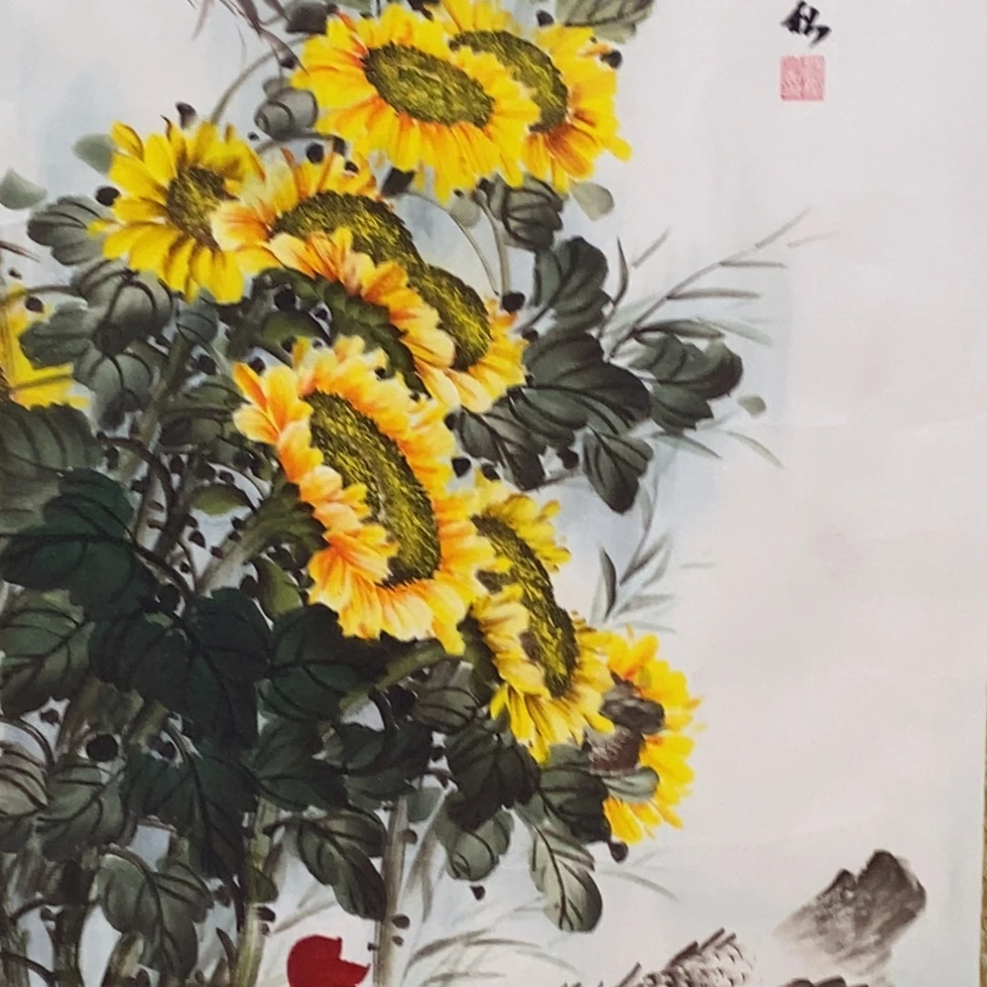 国画老师手笔手绘作品图N