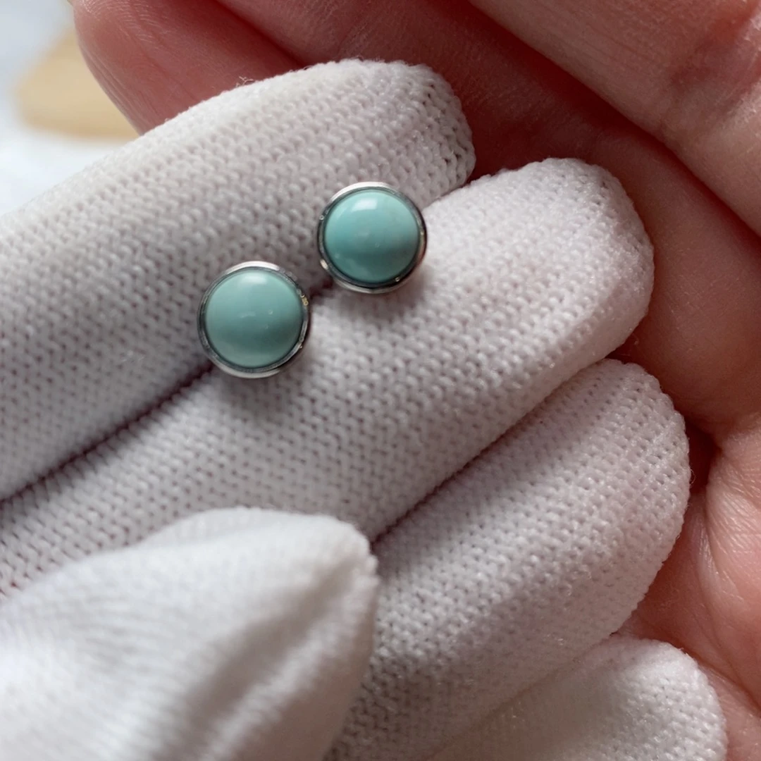 绿松石颈饰18K金镶嵌