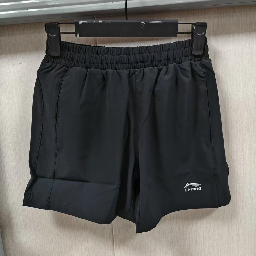 《购买前看详情B品》李宁女子夏季短裤休闲宽松舒适运动裤AAPR078