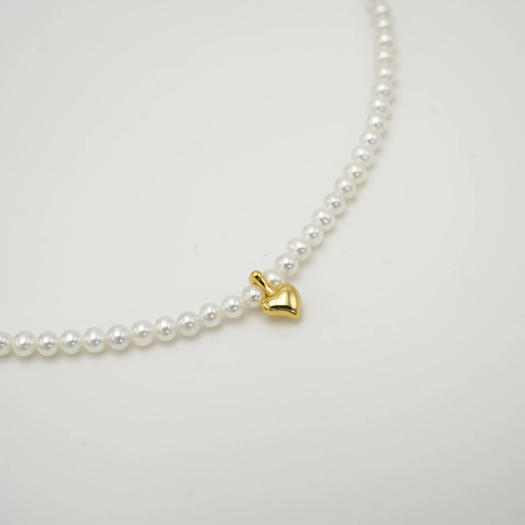 【nano人鱼姬】淡水珍珠4-5mm极光彩虹光赠双珠耳环S925银