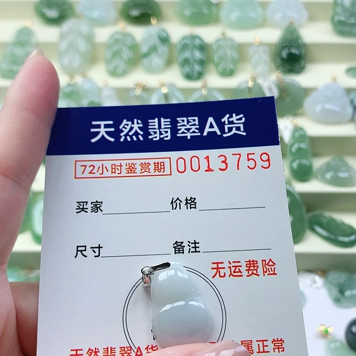 颈饰未镶嵌翡翠吊