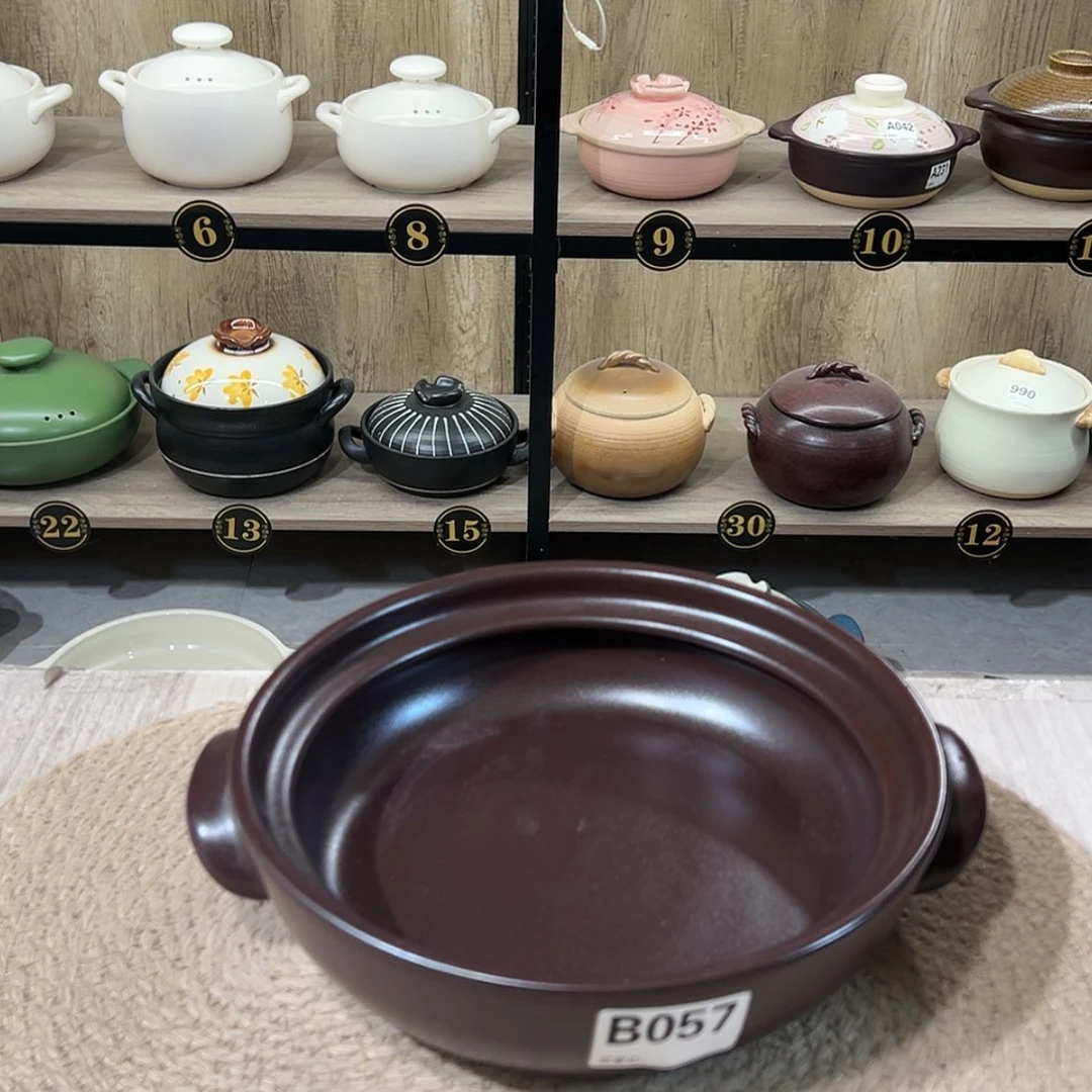 【闪购商品】口径21.5厘米砂锅微瑕疵品057