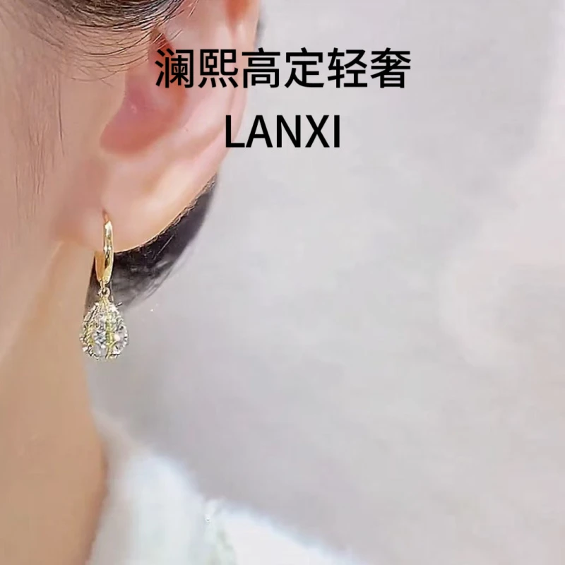 铜合金022水滴小精致耳扣耳环
