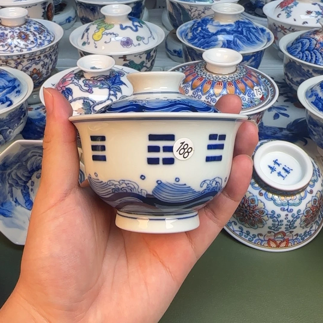 彦祖纯手工手绘茶具188