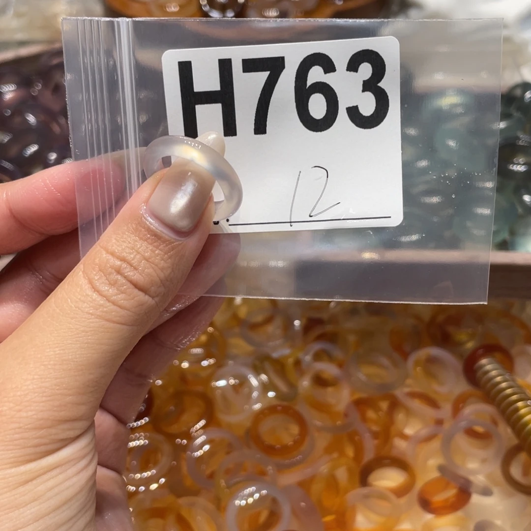 玛瑙/玉髓未镶嵌戒指763