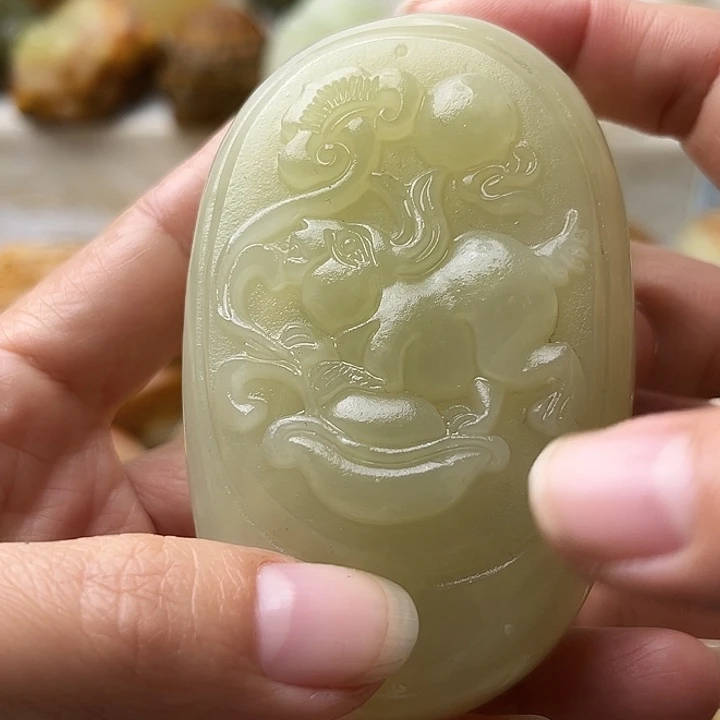 石材古青石不退换兔