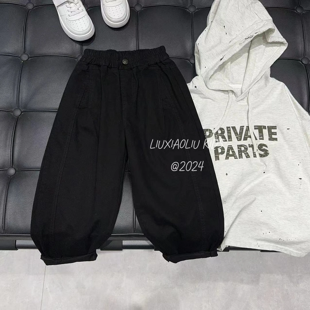 BY LIUXIAOLIU韩版高货秋季儿童休闲裤7484