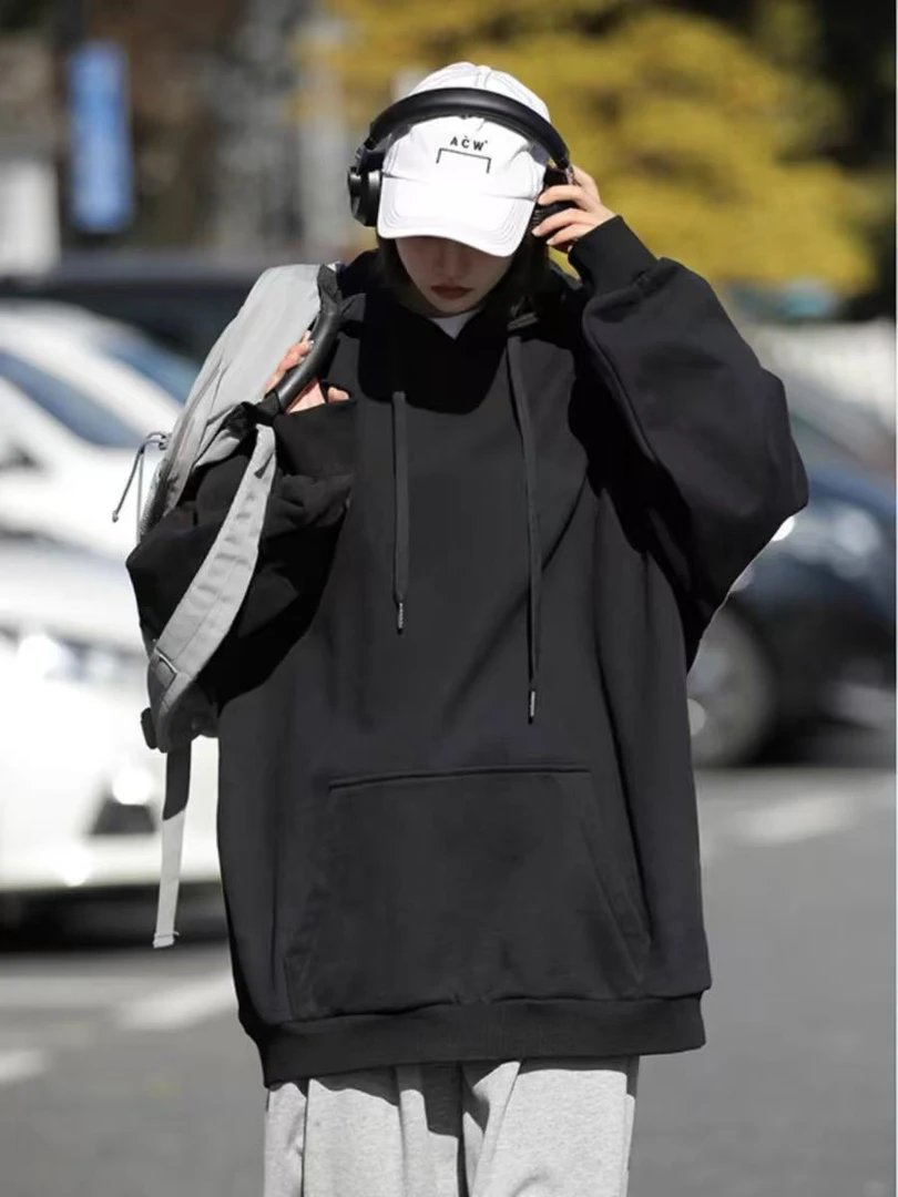NN1012-时尚卫衣休闲百搭连帽宽松潮流韩版