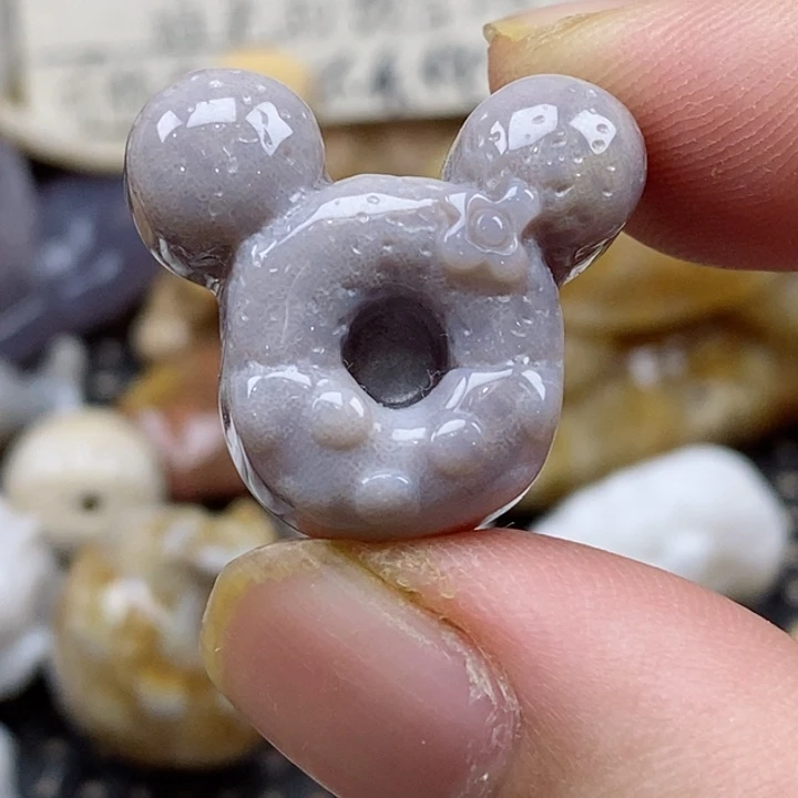 颈饰未镶嵌硅化珊瑚(珊瑚玉)小
