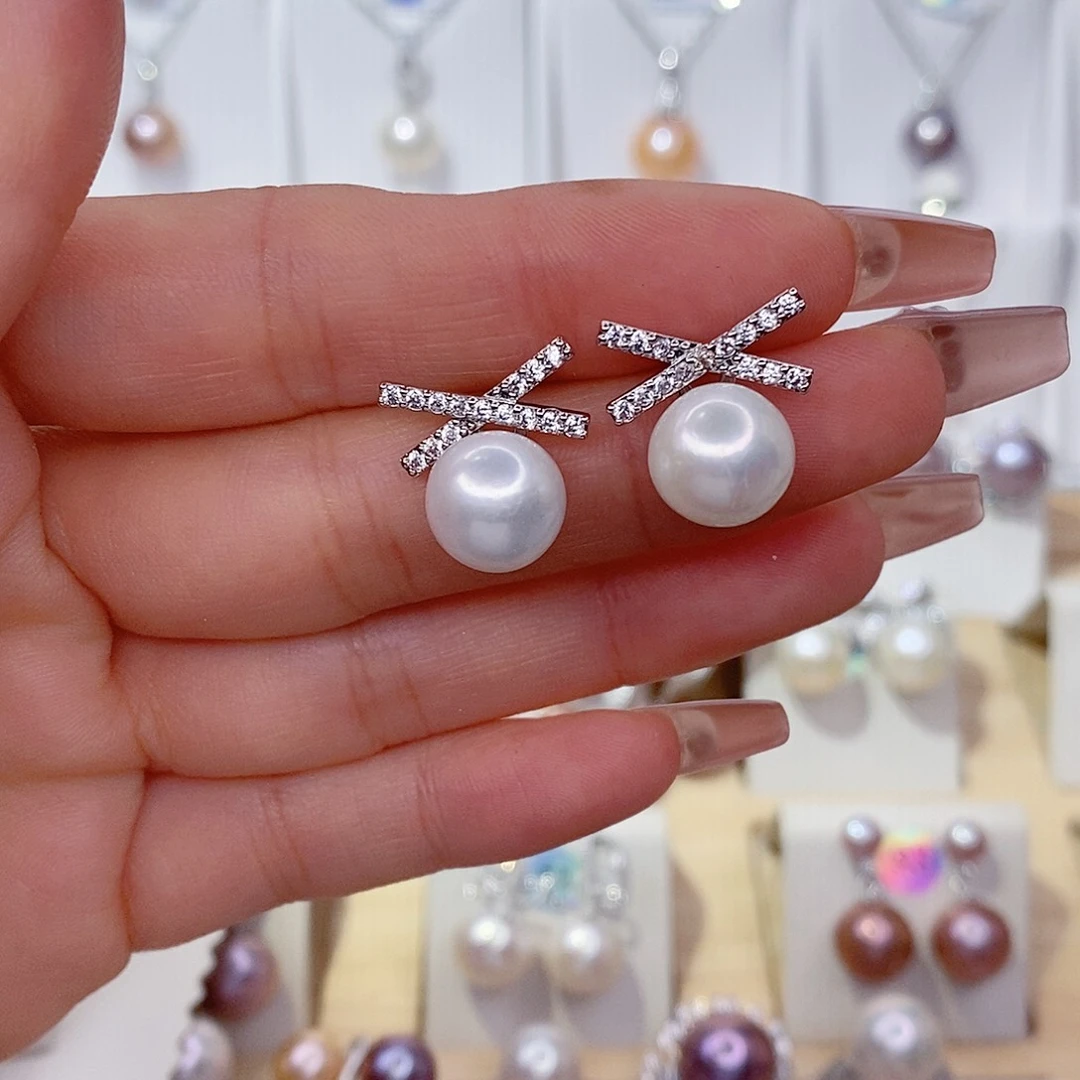 未镶嵌淡水珍珠耳饰