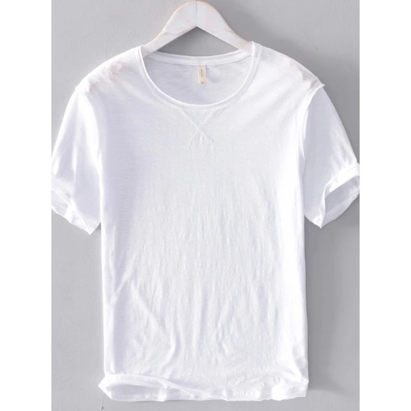 Npkp Couture官方正品/高档竹节棉t恤男短袖百搭纯棉宽松潮夏季薄