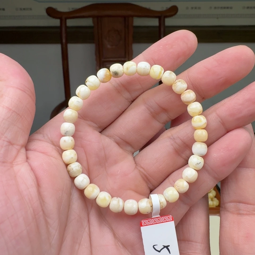 琥珀未镶嵌手链蜜蜡手串