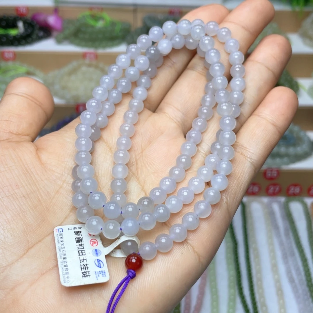 和田玉颈饰未镶嵌6mm