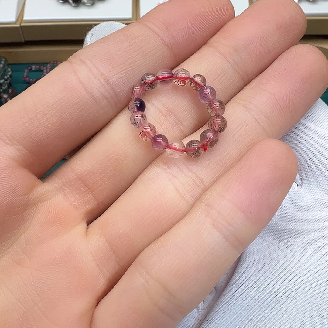 手串未镶嵌水晶超七跑环4.2
