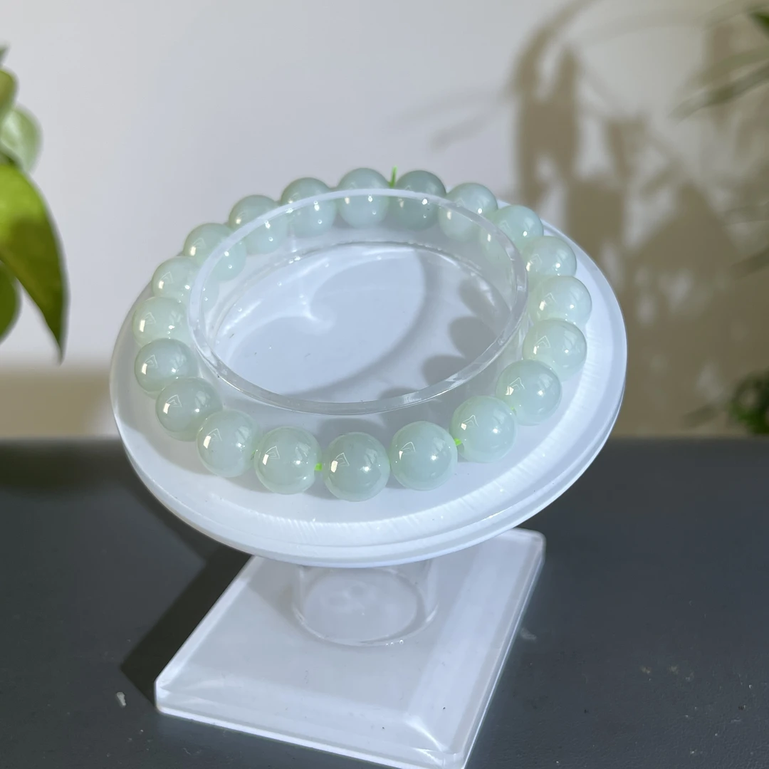 JCB06-184 天然缅甸A货翡翠 翡翠手串