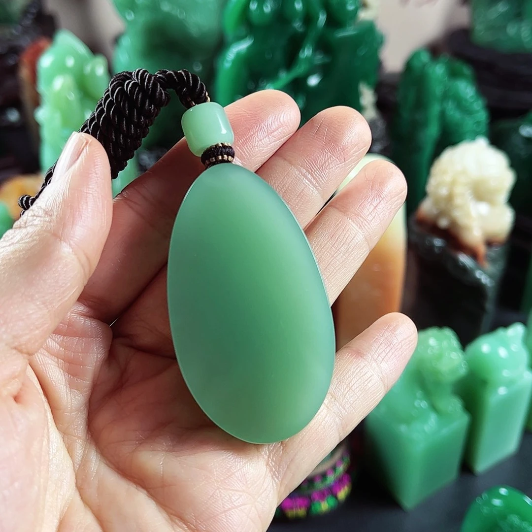 四川石名贵石材梅子青