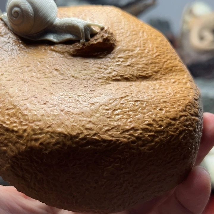 东北石松花石摆件