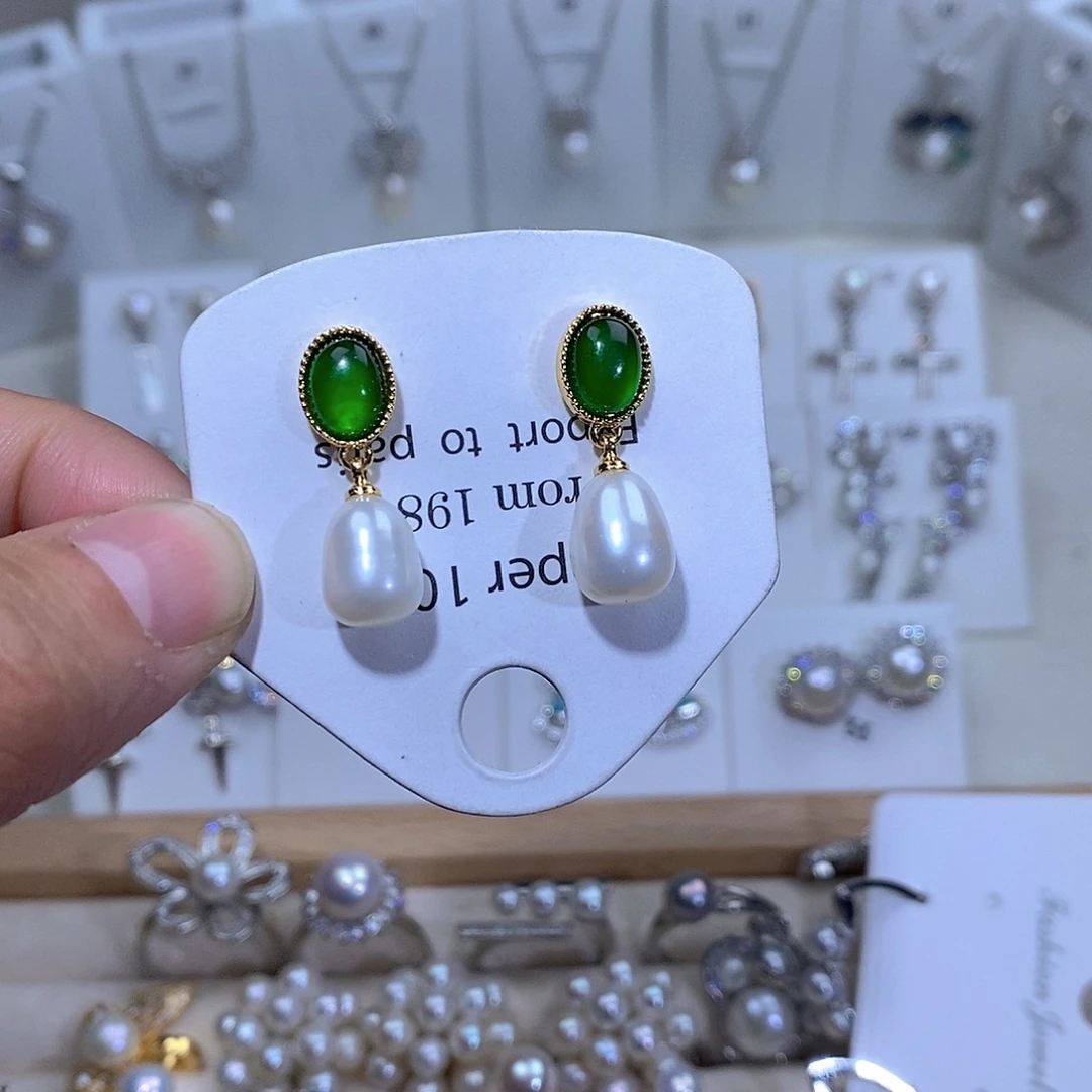 耳饰未镶嵌淡水珍珠