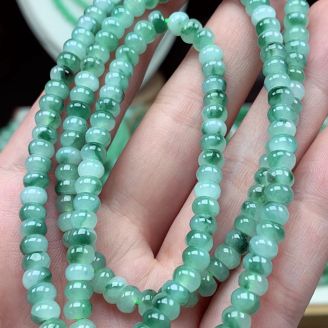 翡翠未镶嵌项链翡翠