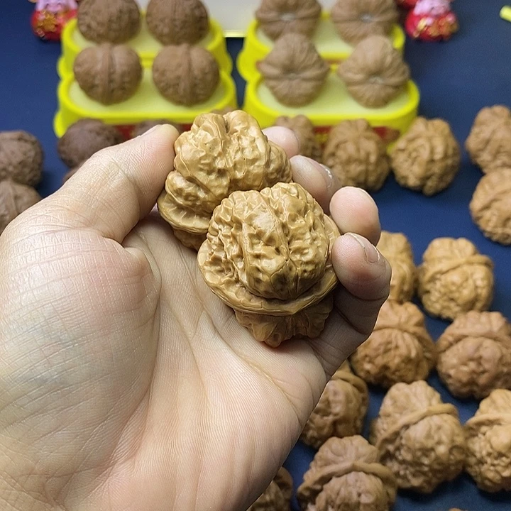 把件文玩核桃蛤蟆四开