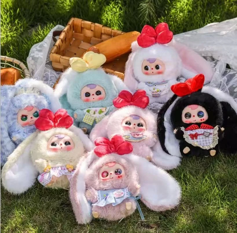 正版【拆盒】福小娃兔兔乐园毛绒直播代拆潮玩可爱公仔