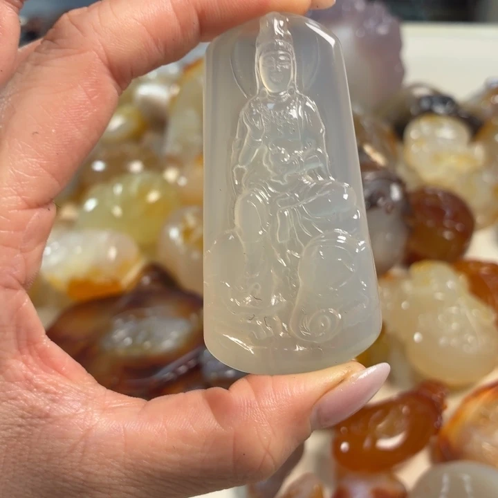 未镶嵌吊坠(不含链)玛瑙/玉髓
