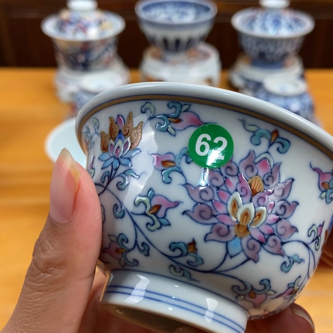 手绘现代茶具非古董
