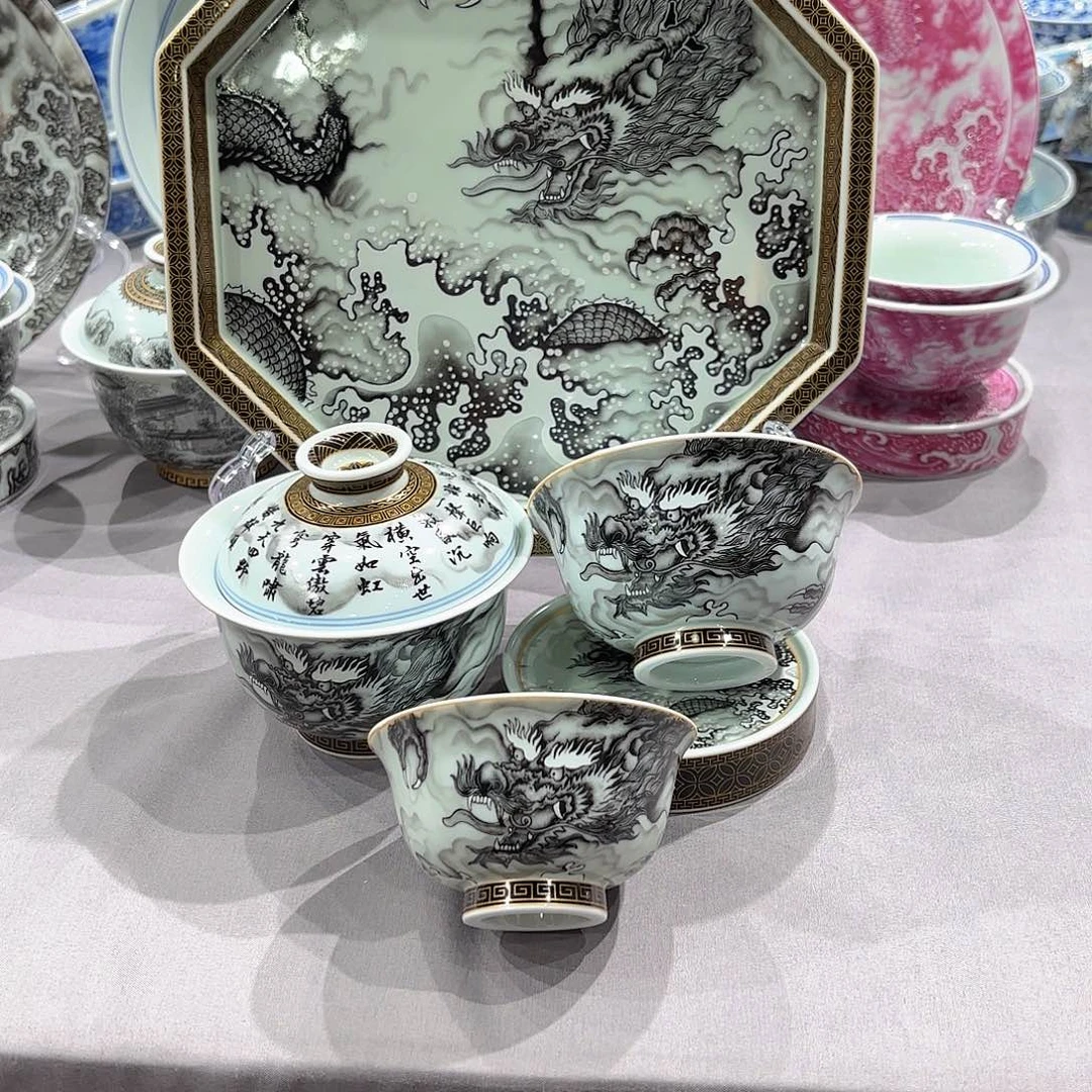 瓷片景德镇瓷器精品展示