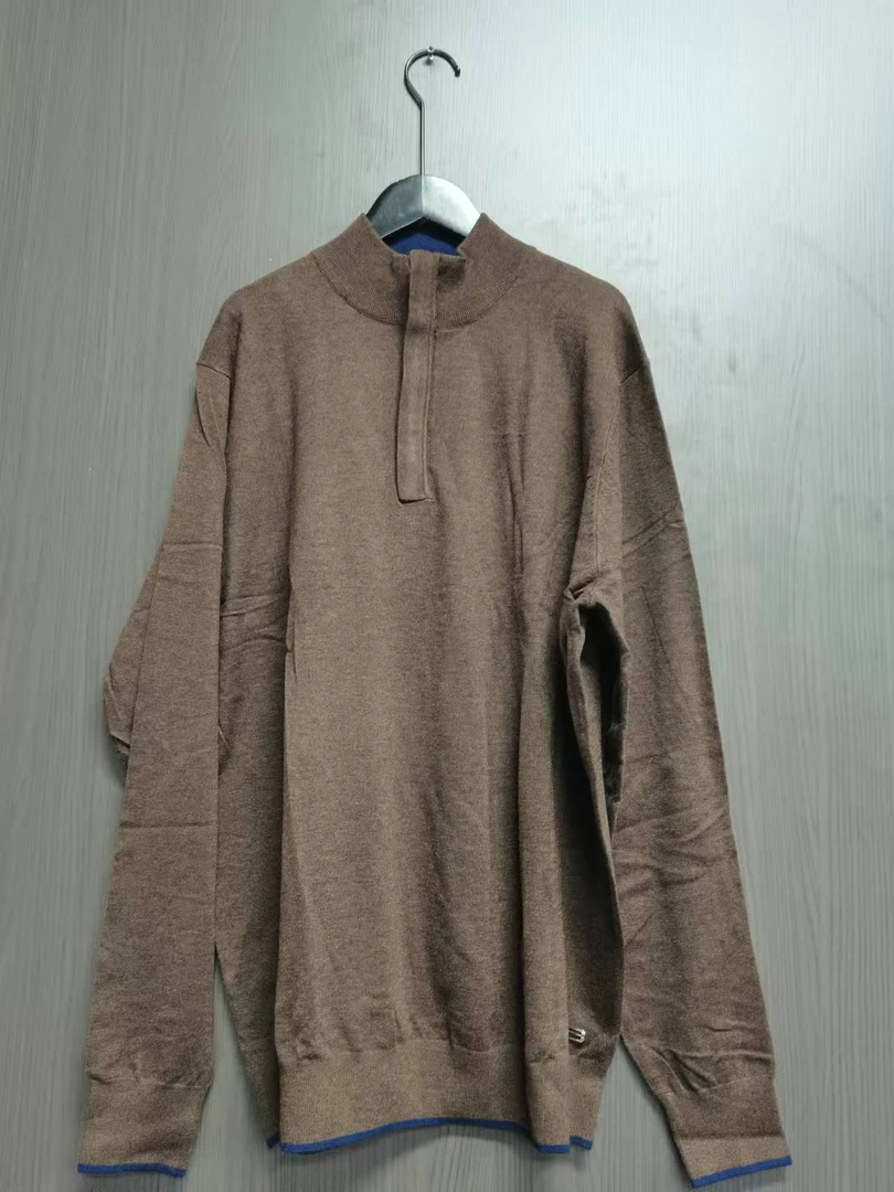 27545-半拉链长袖T恤t恤