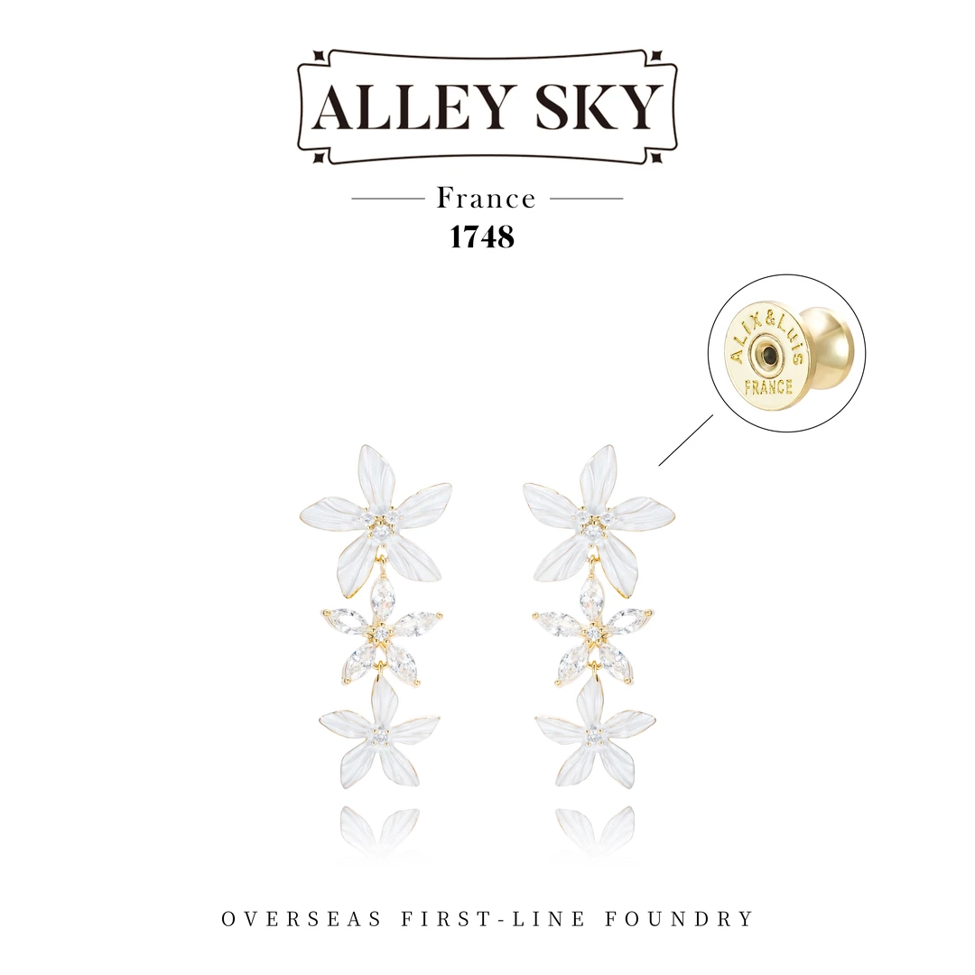 【百事合意】Alley Sky设计师款春季耳钉F0591