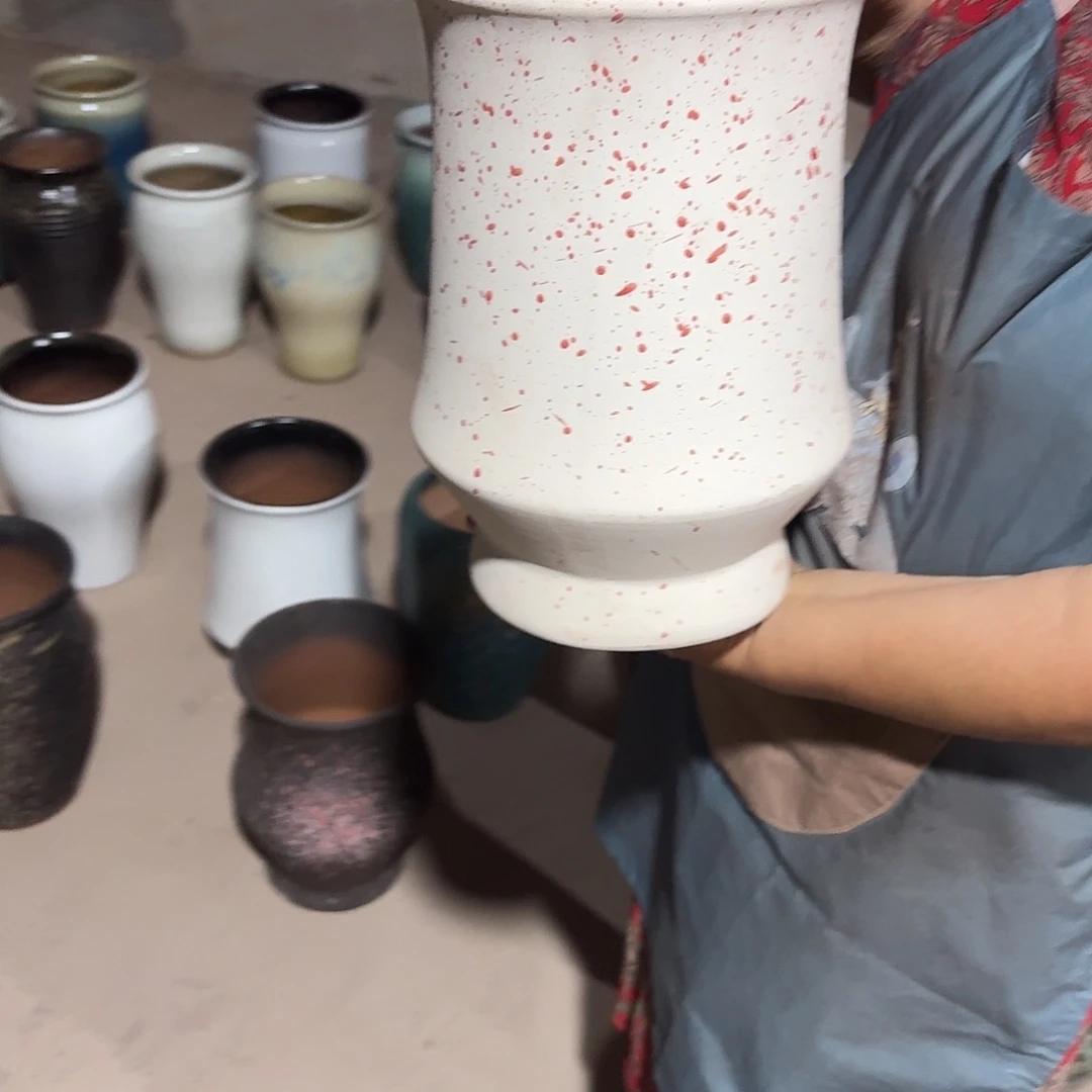 紫砂花盆口20高30一个