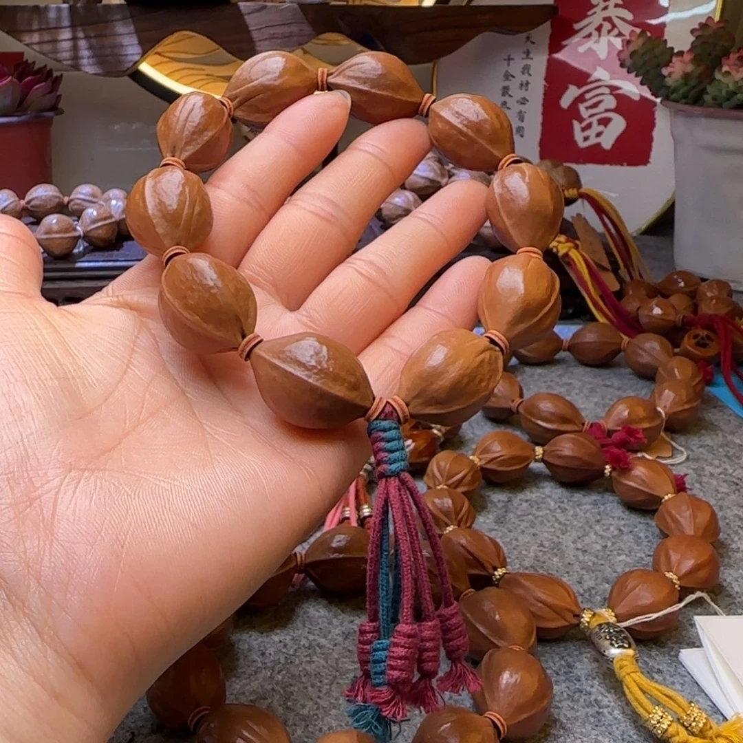 橄榄核手串圆****祥1927梅林铁核