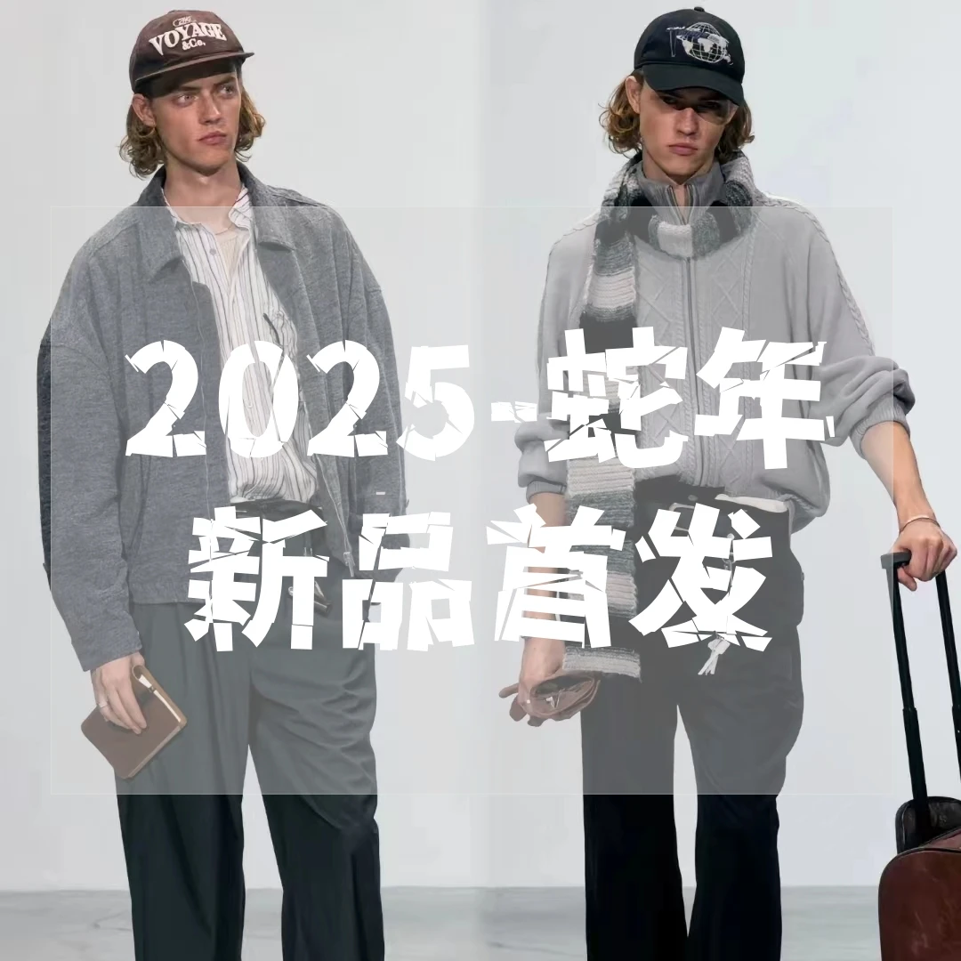 【阿乐】2025时尚男士休闲韩版宽松翻领T恤男士时尚 25SS038