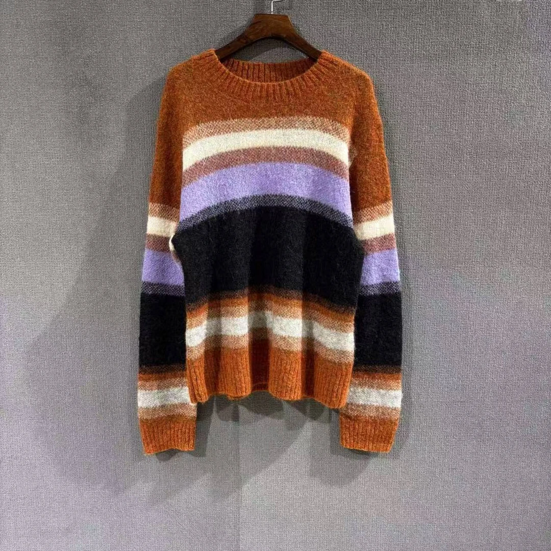 未使用 Acne studio （pm）拼色马海毛毛衣 全新带吊xs码/4733