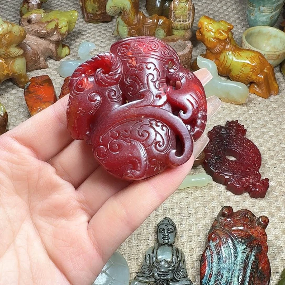 白玉菩提吊坠挂件