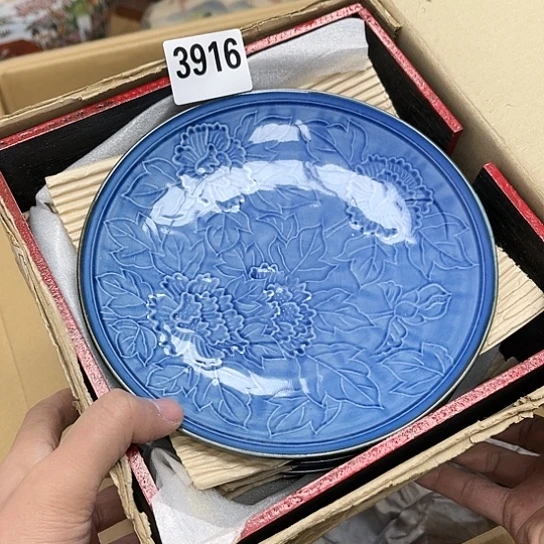 瓷片摆件工艺品瓷器摆件777