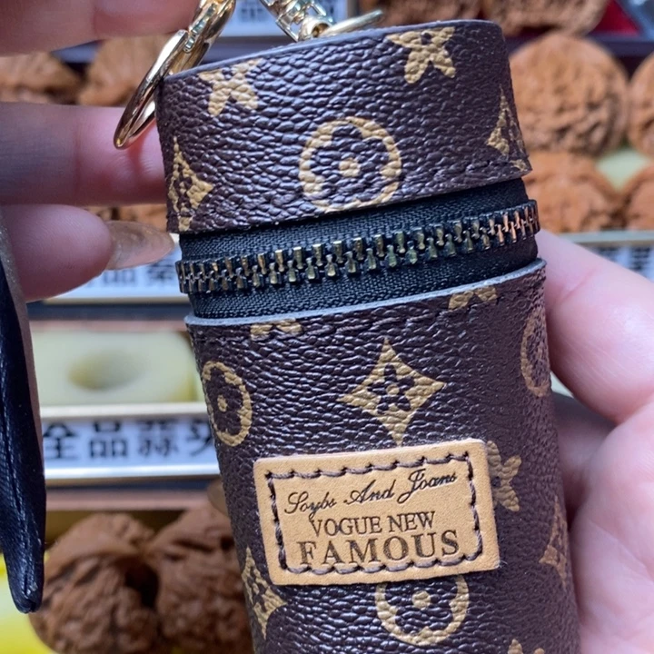 桃核把件文玩收纳包