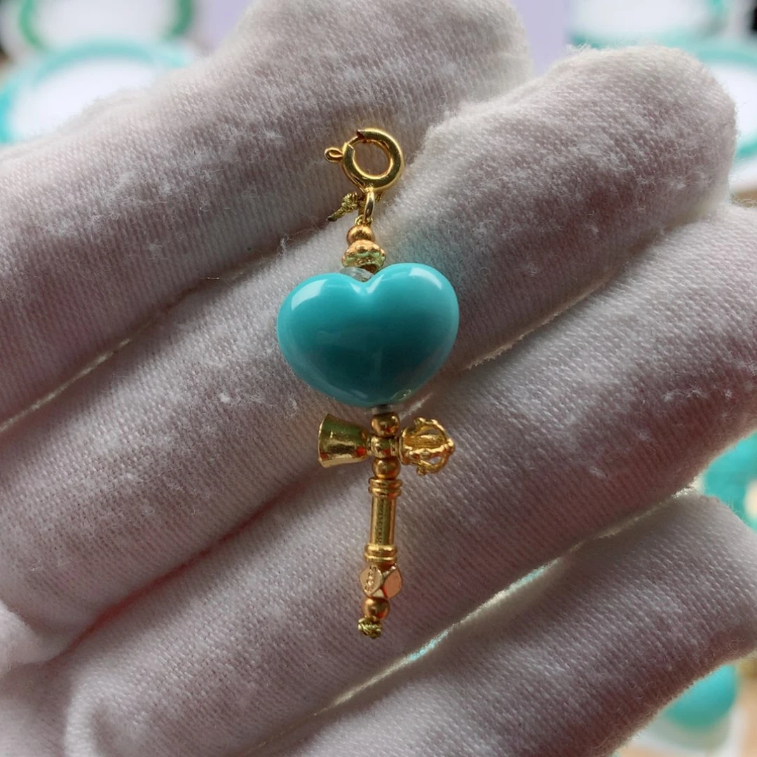 绿松石配饰银S925镶嵌