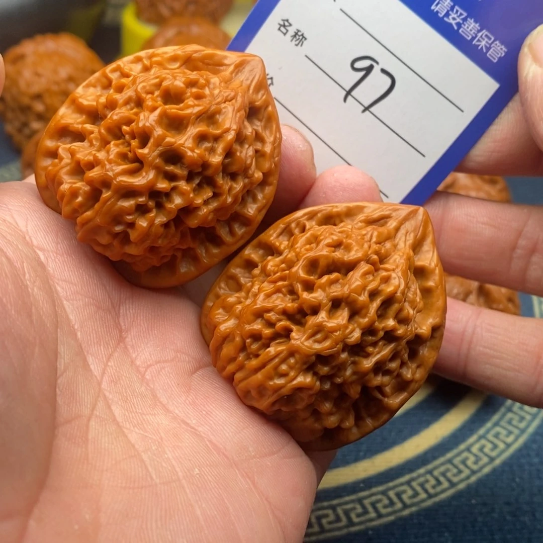 文玩核桃把件官帽42