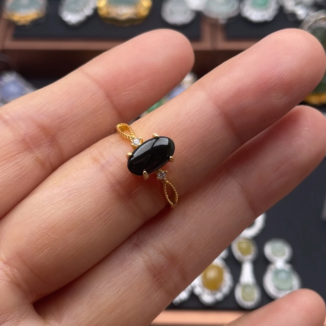 翡翠银S925镶嵌吊坠(不含链)