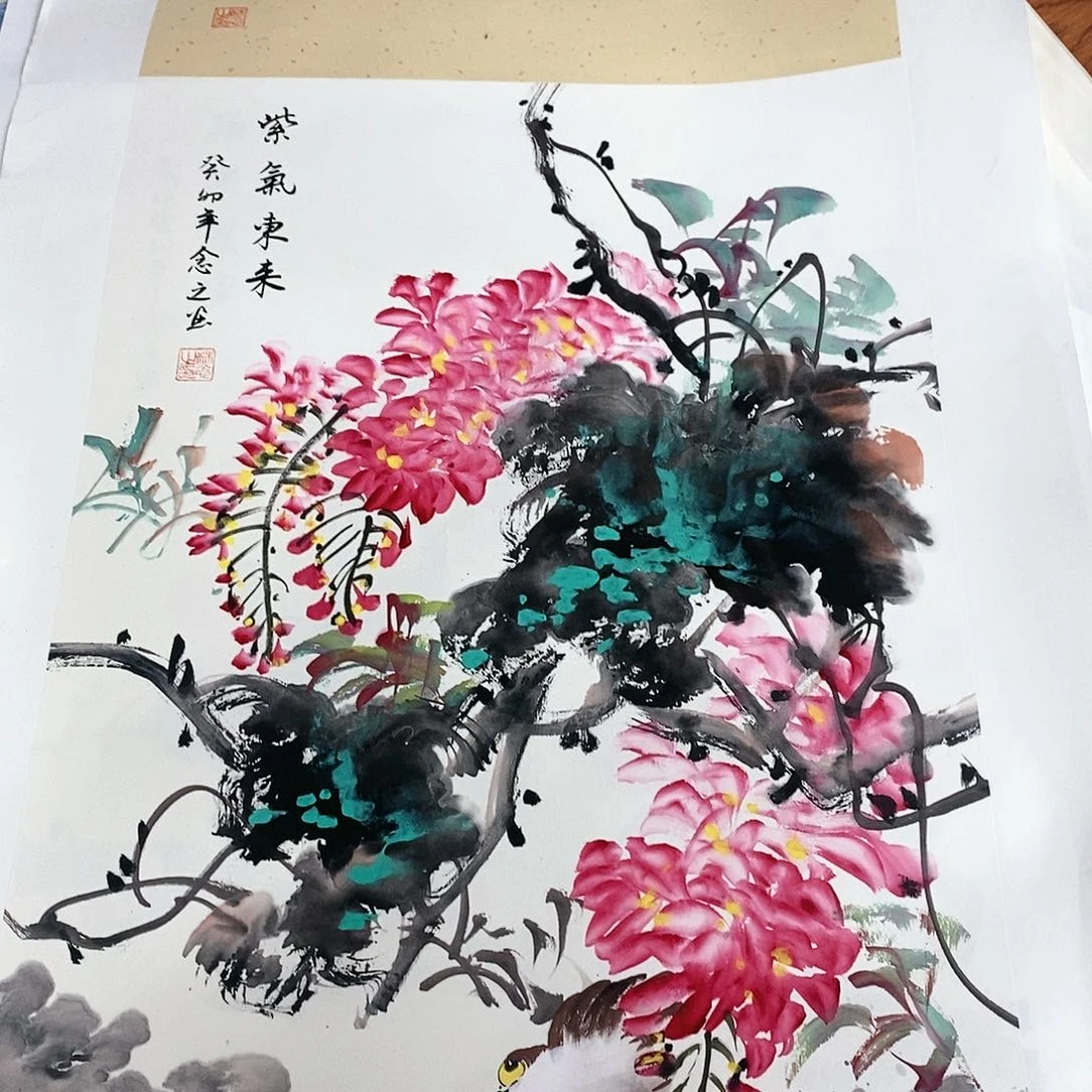 国画国画作品手绘精品