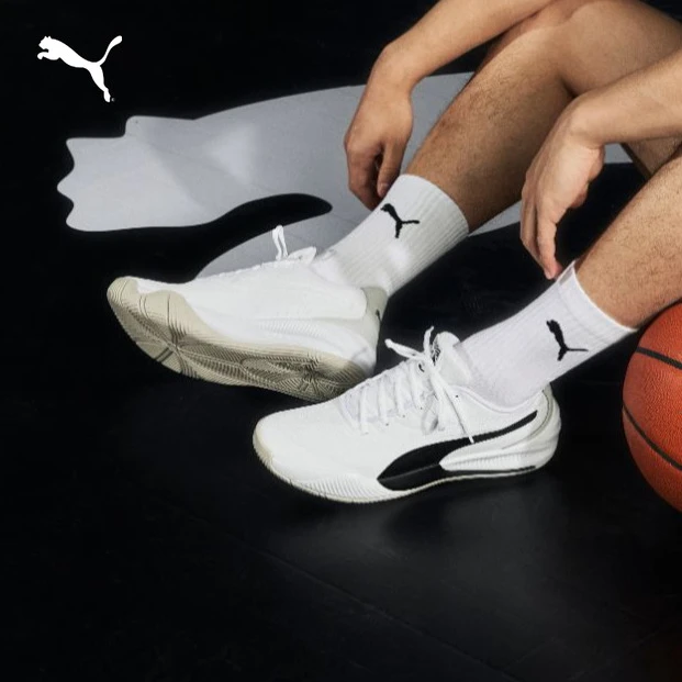 【姜伟泽同款】PUMA彪马官方男女情侣同款经典篮球鞋 TRIPLE 195217