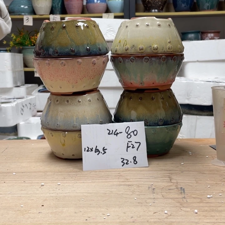 紫砂花盆多肉花盆微瑕80