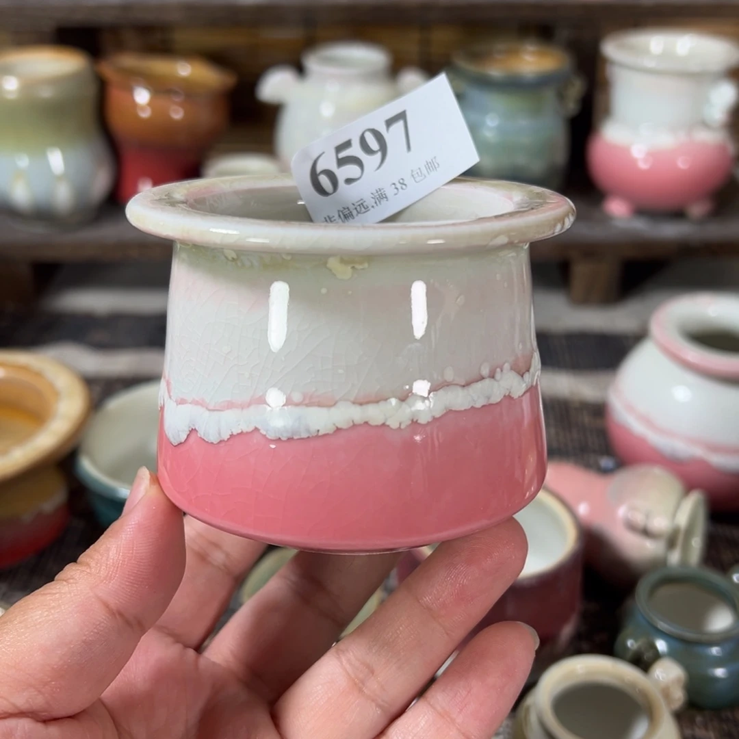 口5 手工花盆满30包邮