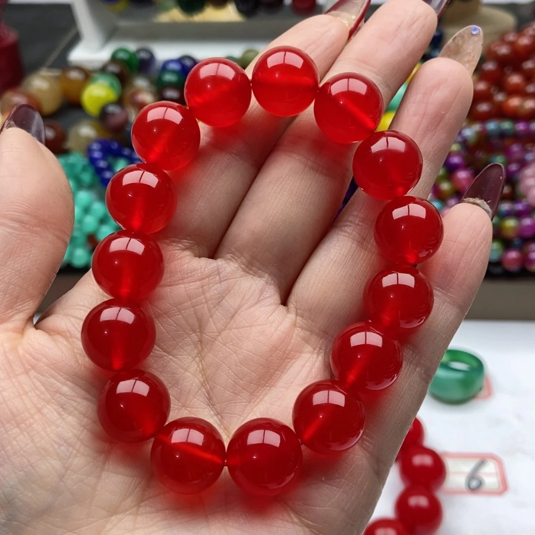 【闪购商品】玛瑙/玉髓手链未镶嵌绿*